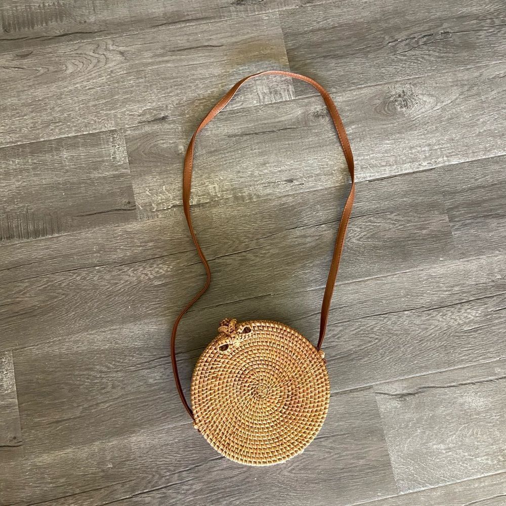Rattan Crossbody Bag 